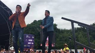PINAY UK - Coco Martin,Lito Lapid and the whole cast for closing song @ London Barrio Fiesta 2018