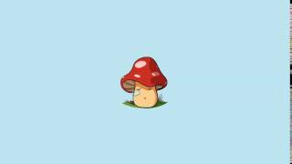 Футаж с Альфа Каналом гриб спит - Footage with Alpha Channel mushroom sleeps