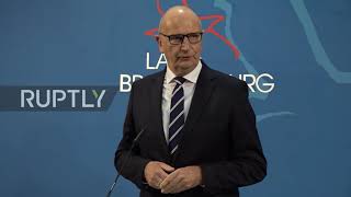 Germany: Brandenburg minister-president discusses possible restrictions as COVID cases surge