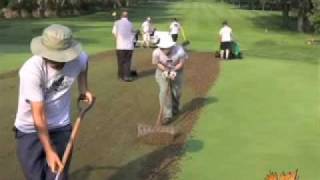 Aeration of Greens & Tees Youtube