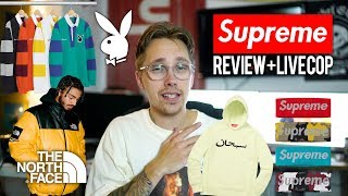 Supreme x North Face & Supreme x Playboy Review + Live Cop