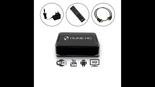 Приставка Dune HD TV-175a распаковка и обзор. Просмотр IPTV.
