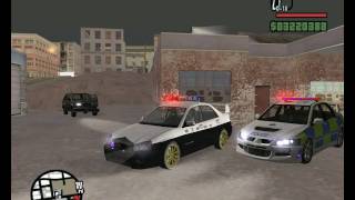 Japanese Subaru Police car