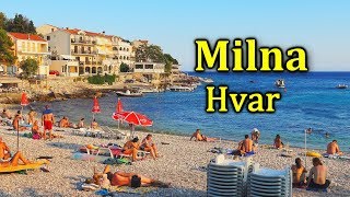 Milna beach (Hvar) Croatia | 4K