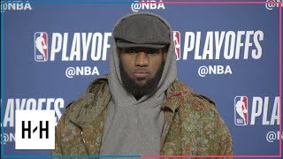 LeBron James Postgame Press Conference | Pacers vs Cavaliers - Game 2 | 2018 NBA Playoffs