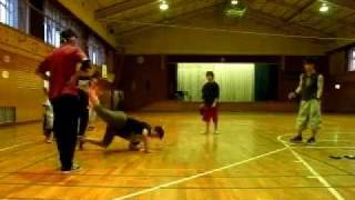ブレイクダンスバトル練習