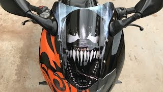 Pulsar 220 Visor Wrap |  Monster Graphics