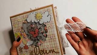 Mini album dla dziewczynki~ Craft O`Clock~Sweet princess~