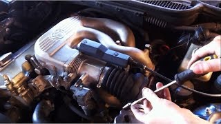Плавают обороты BMW e36 M43. Замена гофры расходомера воздуха