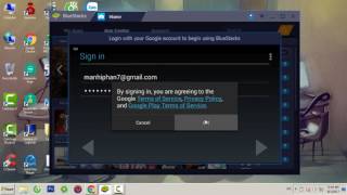 Khắc phục lỗi không thể đăng nhập trên BlueStacks 3 (Could not sign in)