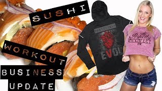 CHANEL RENEE - BUSINESS UPDATE - BOOTY PUMP - KETO SUSHI - MEAL PREP