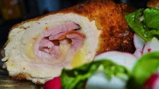 КУРИЦА КОРДОН БЛЮ. Chicken cordon bleu. Домашние рецепты.