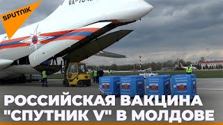 Видео: как в Молдове встречали российскую вакцину "Спутник V"
