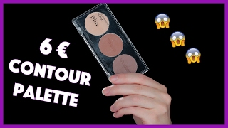 Live Test 6€ Drogerie Contour Palette | Hatice Schmidt