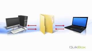 Quik File Share - How to sync your laptop or home computer with the office