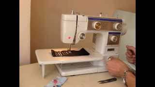 Sewing machine Швейная машина Victoria 691FN test джинс, кожа.