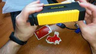 Посылка с Aliexpress (Car Jump Starter-пусковое ус-во) заводим авто повербанком!!