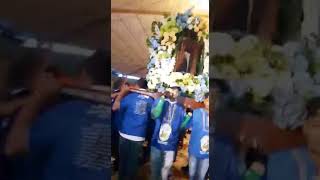 Salida de santo domingo de abajo en la parroquia cristo agonizante del rosario rumba a san andres