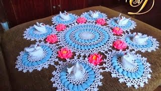 Вяжем Красиво Салфетку Крючком в Объеме - 2019 / Beautifully Crocheted Knit napkin in Volume