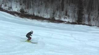 Alpine skiing Свободное на слаломных