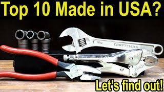Top 10 "Made in USA" Tools? Best USA-Made Products Ever Tested by Project Farm