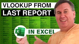 VLOOKUP Names From Last Weeks Workbook- 2505
