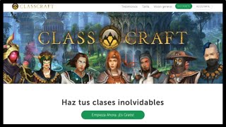 Tutorial CLASSCRAFT español #gamificación