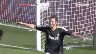 Valencia 0-4 Real Madrid Higuain GOAL 23-04-2011