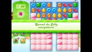 Candy Crush Jelly Saga Level 909 (3 star, 1 booster used, Impossible without boosters in 30 moves)