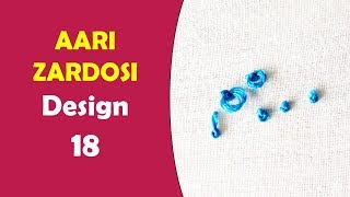 How do do French Knot in Aari | Aari for Beginners | Aari Basics