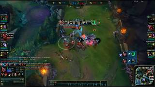 League Of Legends 1vs5 [Darius Mid]