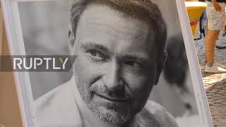 Germany: FDP leader Lindner speaks out against new COVID lockdowns at Frankfurt rally