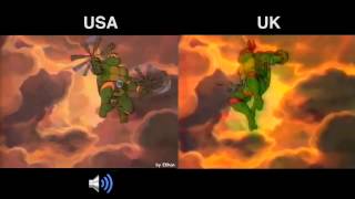Teenage Mutant Ninja/Hero Turtle original titles comparison