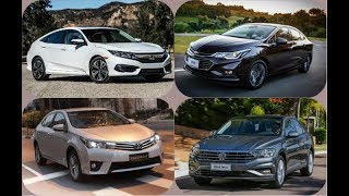 Qual o melhor sedã? Corolla, Civic, Cruze e Jetta