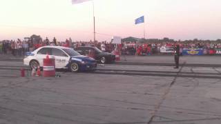 BMW E30 (Oleg Coupe) ET: 8.781 vs EVO Dima Filin ET: 9.8