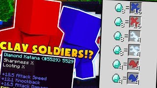 CLAY SOLDIERS MINECRAFT MODDED BATTLEDOME - MINECRAFT MOD CHALLENGE | JeromeASF