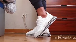 Adidas Deerupt White On Feet Review