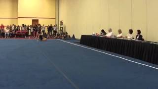 Finishing a routine on a broken ankle, that's tough!