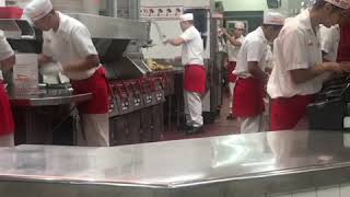 Making the fries
