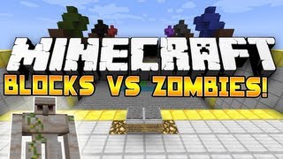 "GOLEMS FTW!" Minecraft: Blocks Vs Zombies! #2: w/Noah, Rusher & Vikk