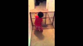 Baby Eva dancing