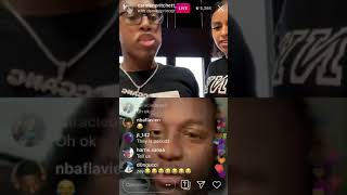 Cory and Damien arguing on live(they trying to box it out)they got beef now