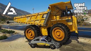 GTA 5 Roleplay - ARP - #87 - How Not to Deliver a Dump Truck.