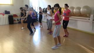 Dominicana Bachata Footwork - First Class for beginners in Moscow with Dmitry Triandafilidi
