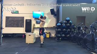 Fall series 2018 wod1 Matteo Corbelli CF3T