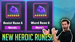 New Heroic 6 Star Runes Powered Up GOOD STATS PLZ! Skylanders