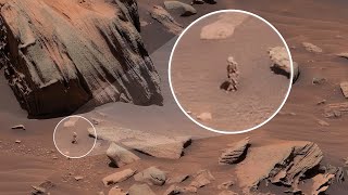 Un "marciano diminuto" visto en Marte - Curiosity rover / Fuerte pareidolia