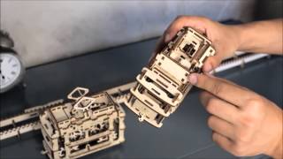 Конструктор, механічна 3D-модель "Трамвай з рейками"