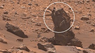 Roca marciana saluda a Curiosity en Marte