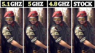 I9 9900K (Stock vs 4.8Ghz vs 5Ghz vs 5.1Ghz) | Tested 13 Games |